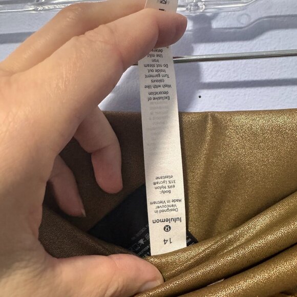 lululemon athletica Metallic Bronze Leggings - Picture 7 of 7